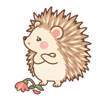 つんつんハリネズミ